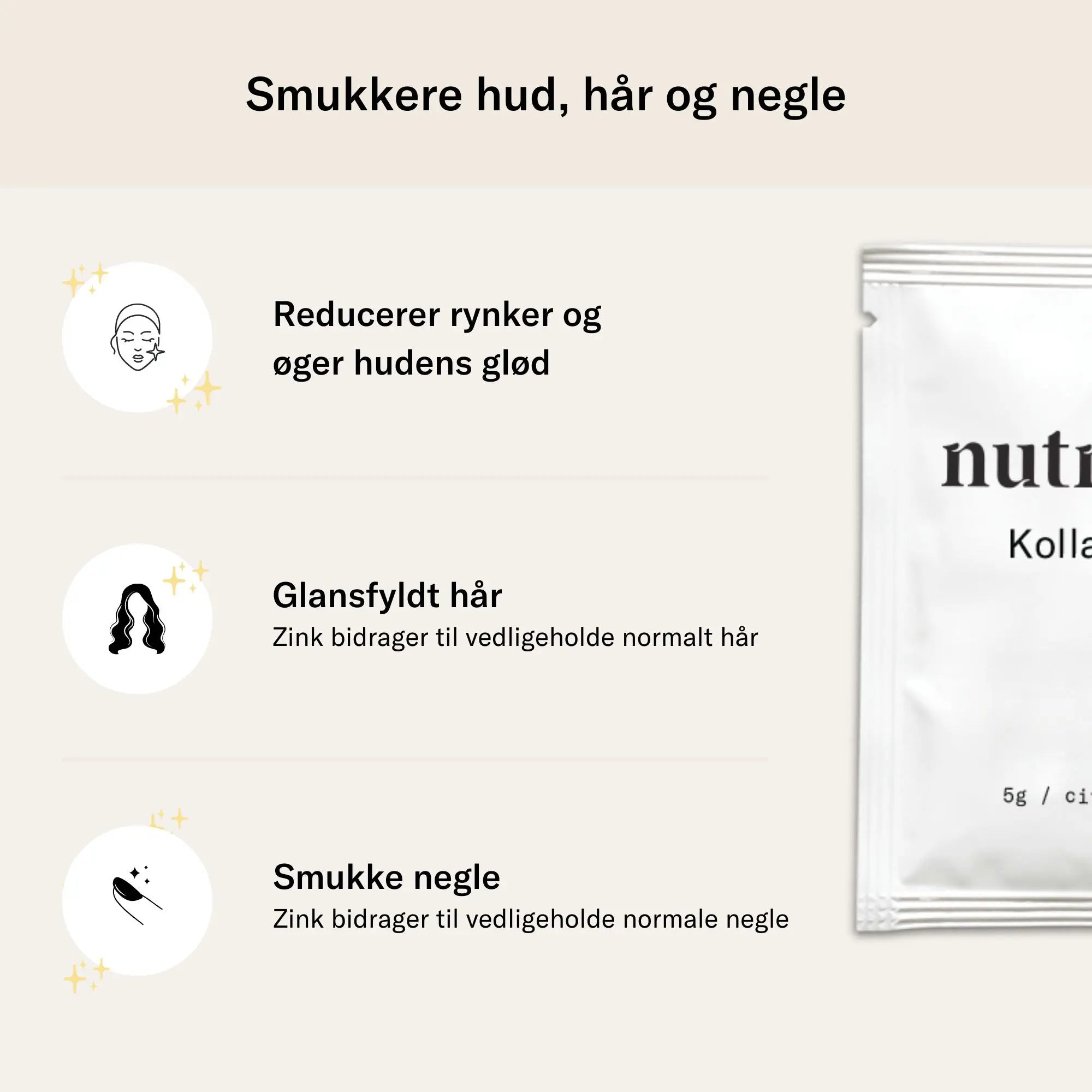 Nutrinic Kollagen+ Hindbær