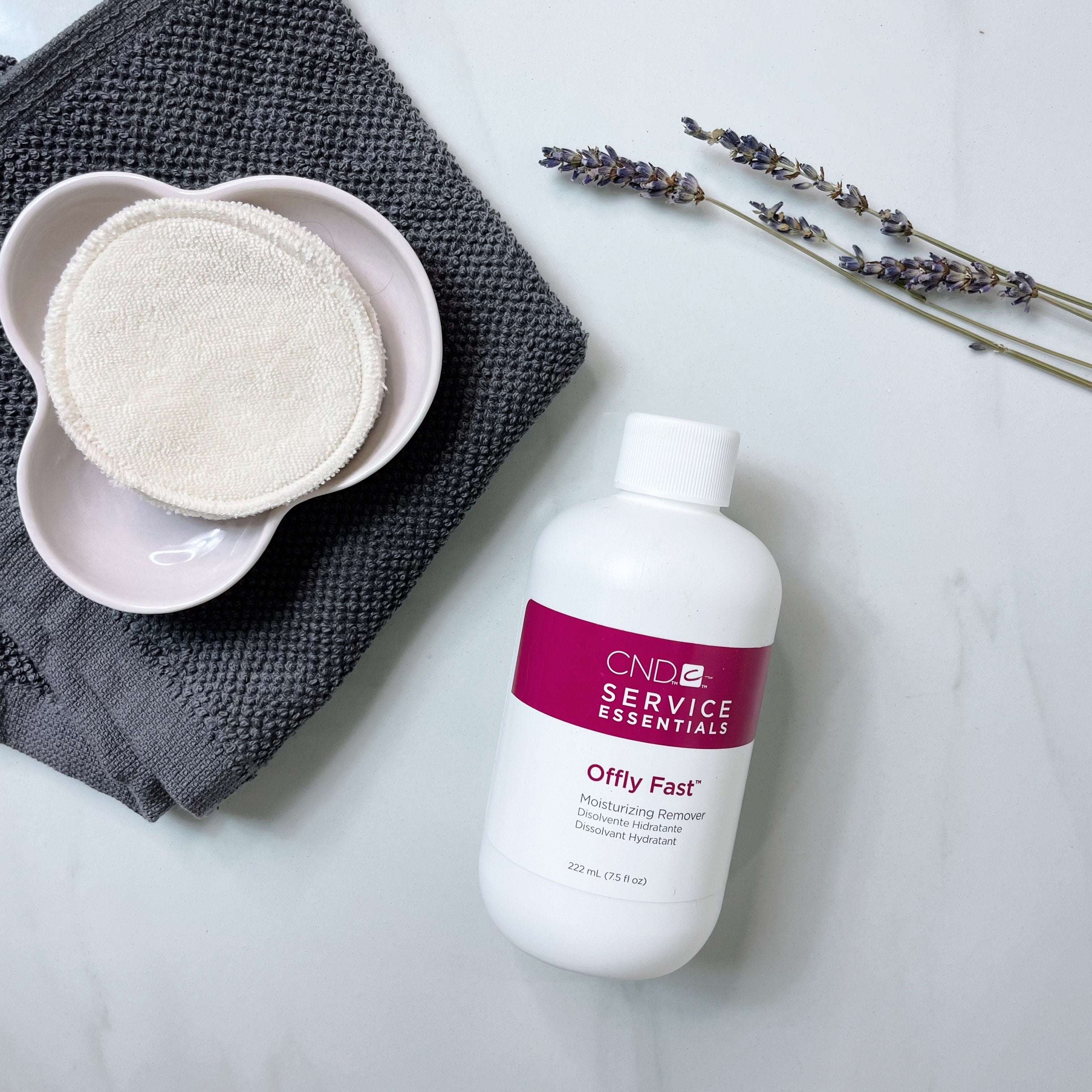 CND Offly Fast Moisturizing Remover 222 ml.