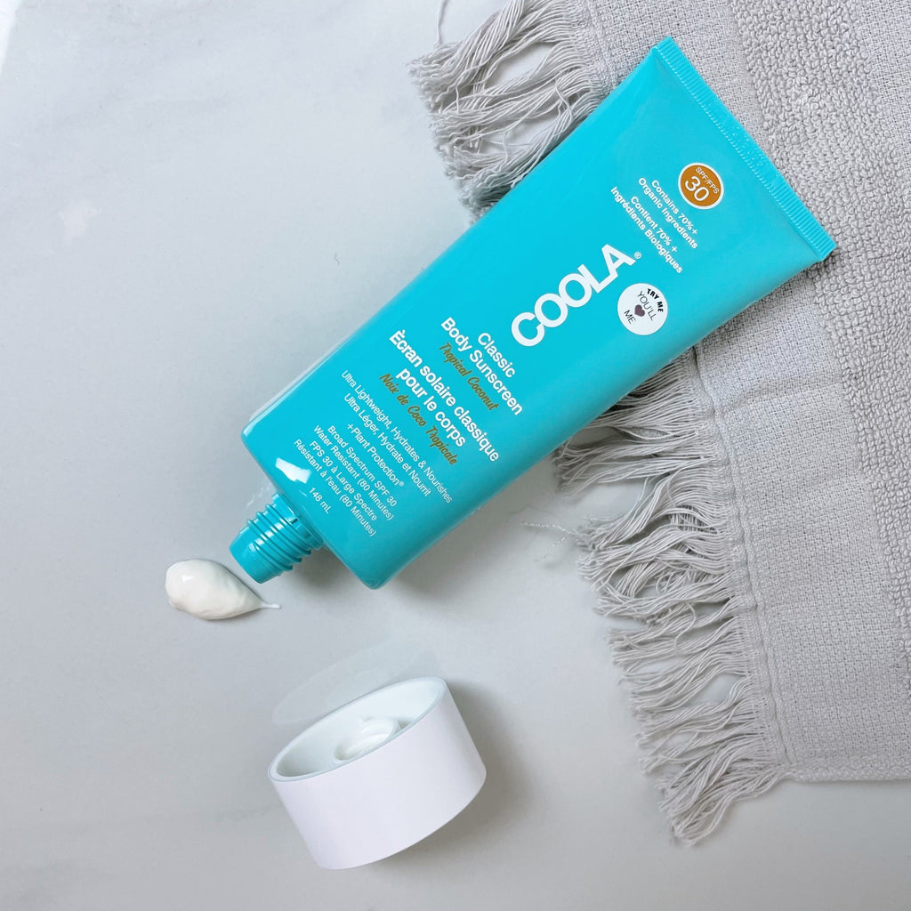 COOLA Classic Body Lotion, Tropical Coconut SPF 30 148 ml.