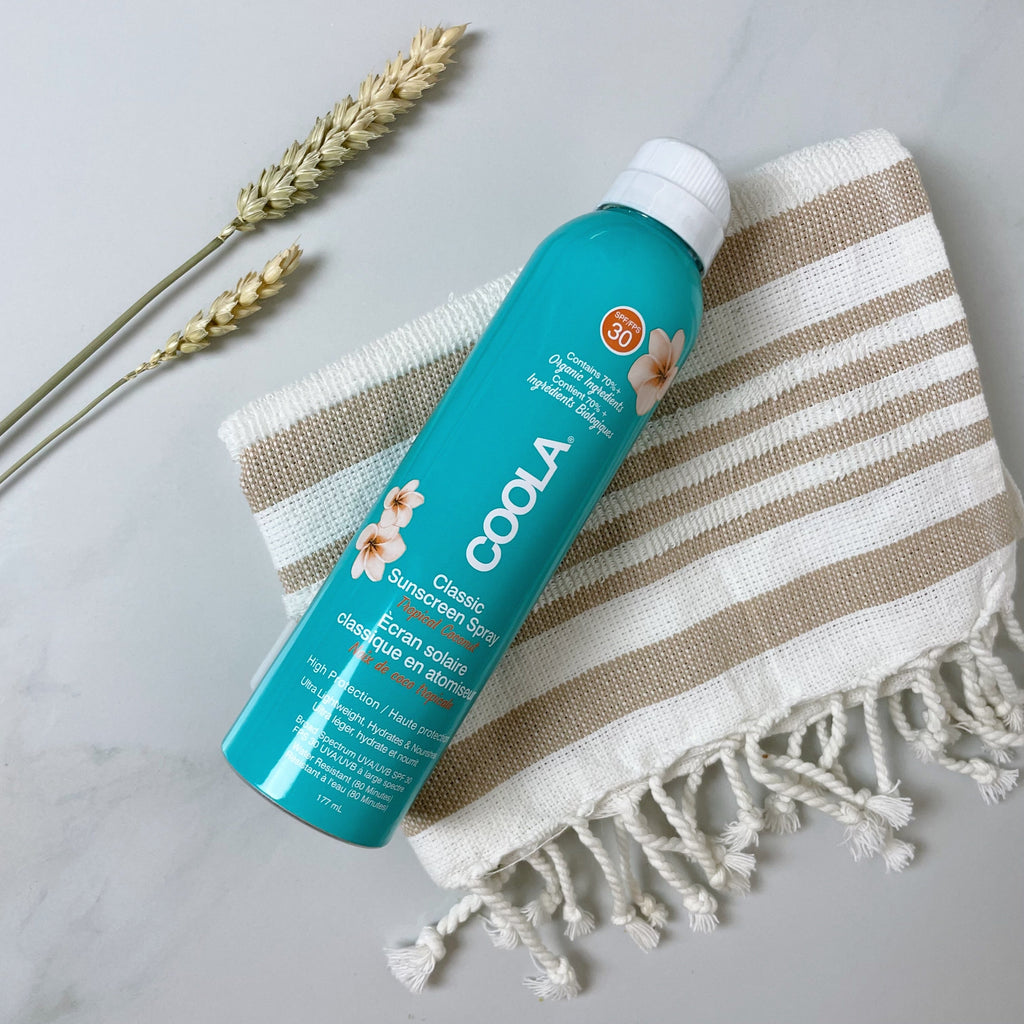 COOLA Classic Body Spray Tropical Coconut SPF 30, 177 ml.