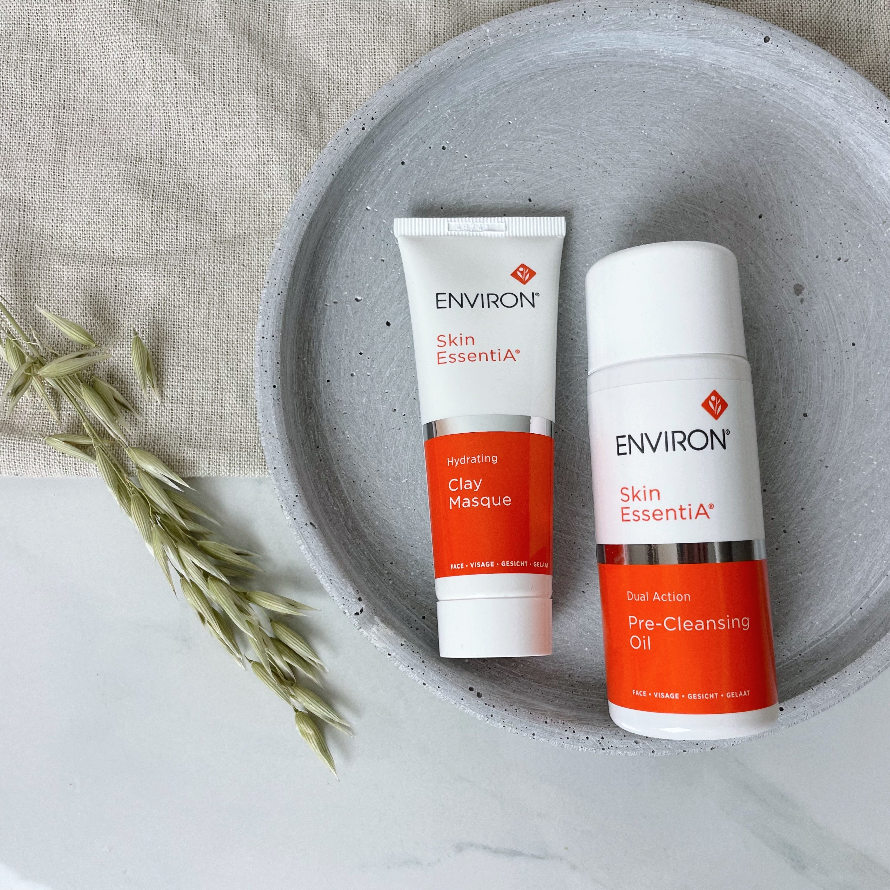 Environ Hydrating Clay Masque & Pre-Cleansing Oil