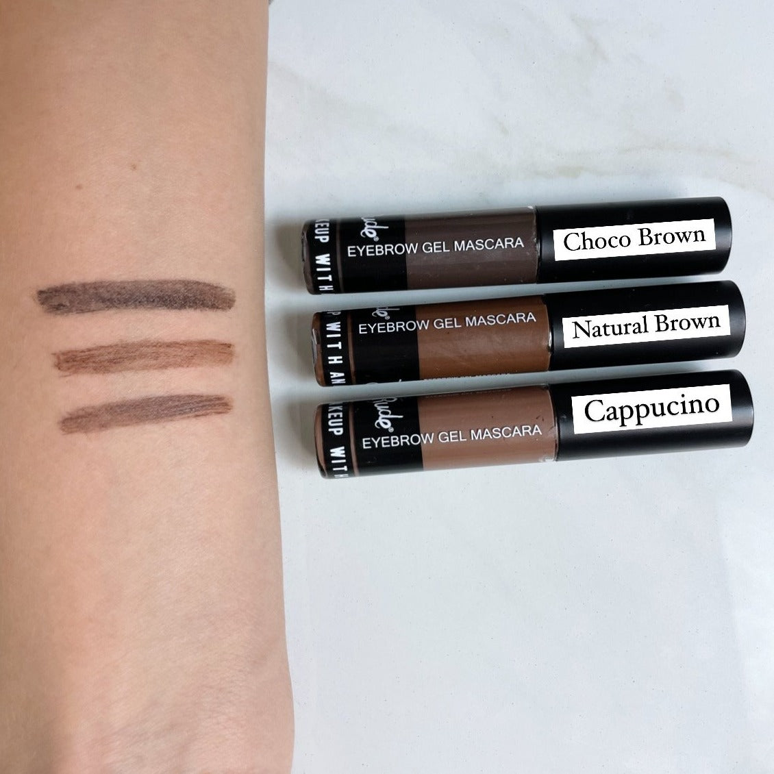 RUDE Eyebrow Gel - Natural Brown